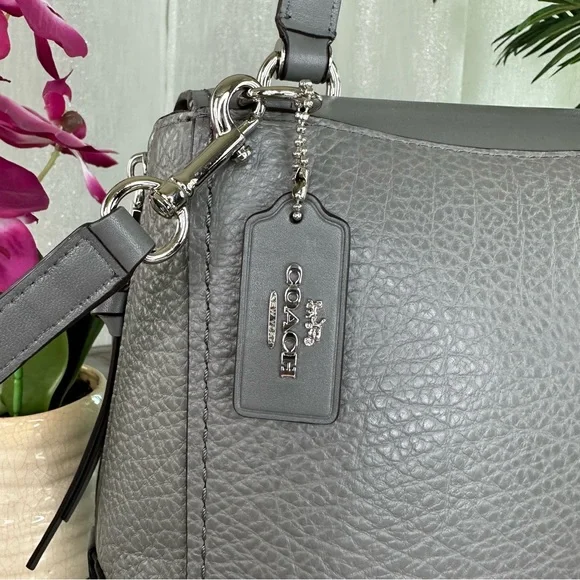 NWOT Coach Faye Convertible Backpack F30525 SV/Heather Gray MSRP $450